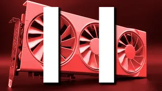 A graphics card with a pause symbol in front of it