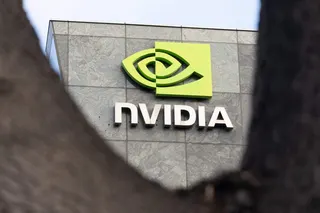 Nvidia reported quarterly revenue of US$96.2 billion, up 106 per cent from a year earlier, as booming demand for AI infrastructure helped the chip giant beat Wall Street expectations. — AFP pic