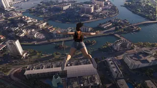 Lucia is shown sky-diving in the GTA 6 Extended Look.