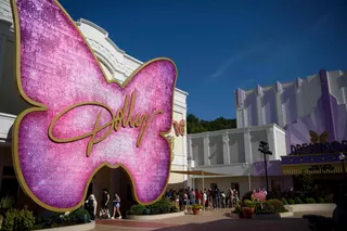 Fans gather at Dollywood on Aug 26, 2026, after Dolly Parton’s death at 80. — AFP pic