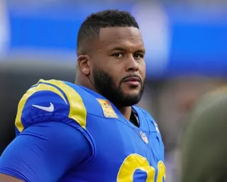 Aaron Donald played 10 seasons for the Rams before his initial retirement