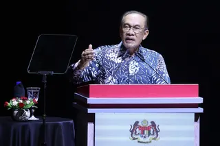 Prime Minister Datuk Seri Anwar Ibrahim today announced six immediate measures for the people covering fuel subsidies, school maintenance, artificial intelligence, healthcare digitalisation, e-Invoicing and microfinancing, which will take effect on September 1. — Picture by Yusof Isa
