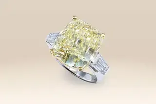 This 15.02-carat fancy yellow diamond ring has one of the highest estimates in the upcoming auction, at S$200,000 to S$300,000.