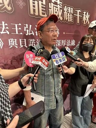 李立群難得公開現身被媒體追訪信仰議題。提供