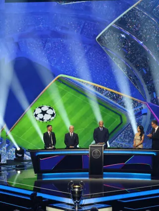 The draw for the league phase took place in Monaco.