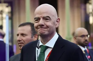 随着反对声浪持续扩大，国际足联主席因凡蒂诺的连任前景日益蒙上阴影。 （路透社）