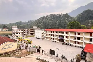 Tribhuvan Trishuli Secondary School stood on a peninsula of sorts between the Trishuli river and a hydropower canal. The school was swept away on Aug 26, when a wave of mud water surged through the valley upstream, flattening entire towns.