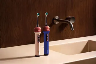 The Dyson CameraJet comes in two colourways, Ceramic Pink and Ceramic Ultra Blue/
