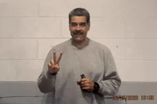 One of two photos posted on former Venezuela leader Nicolas Maduro’s X account on August 30, 2026. Photo: @NicolasMaduro via X