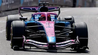 Pierre Gasly's Alpine approaches the hairpin during the 2026 Monaco Grand Prix