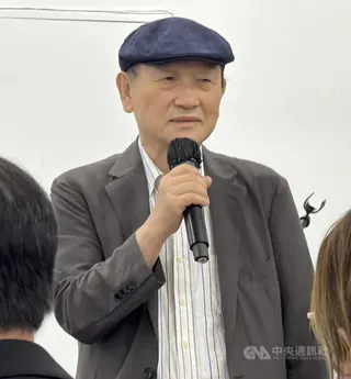 被爭議圍繞的光州雙年展將於5日開幕，光州雙年展代表理事尹範模（圖）4日在記者會中表達中國館退展十分遺憾。中央社記者楊啟芳光州攝　115年9月4日