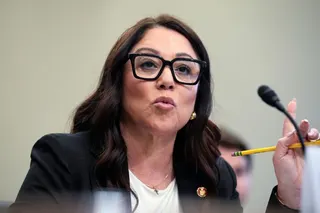 FILE - Secretary of Labor Lori Chavez-DeRemer testifies before the House Committee on Appropriations subcommittee budget hearing on Capitol Hill, May 15, 2025, in Washington. (AP Photo/Yuri Gripas, File)