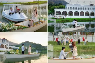 張子丰浪漫求婚過程。（摘自IG）