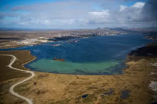 Aerial view of Stanley, Falkland Islands (Malvinas). Argentine President Javier Milei said on September 3, 2026, that the ‘winds of change’ favoured Argentina’s claim to the Falkland Islands, pointing to Washington’s readiness to review it neutrality on his country’s dispute with Britain. Britain and Argentina fought a war over the islands in 1982. — AFP pic