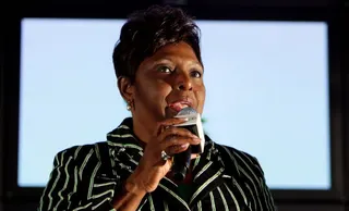 Jamaica's Minister of Youth, Sports and Culture, Olivia Grange attends the AIPS and Laureus Press Celebration 'Champions in Sport for Good' during day six of the 12th IAAF World Athletics Championships at Casa Italia, Hotel Ellington on August 20, 2009 in Berlin, Germany. [Mark Dadswell/Getty Images]