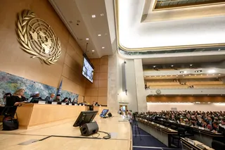 This photograph shows a general view during the 63rd session of United Nations (UN) Human Rights Council, in Geneva, on September 7, 2026. The United Nations rights chief warned Monday that artificial intelligence could pose an ‘existential threat to humanity’, demanding immediate action to reduce the risks. — AFP pic